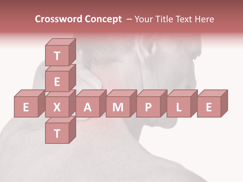 Injury Shoulder Touch PowerPoint Template