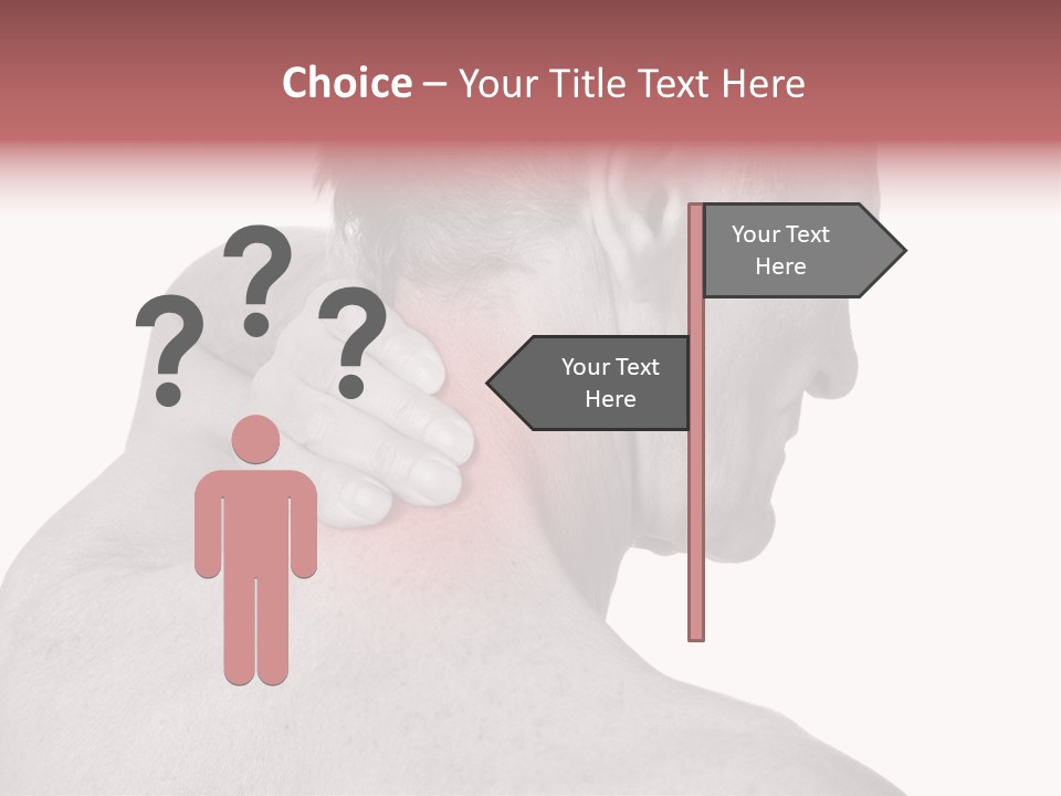 Injury Shoulder Touch PowerPoint Template