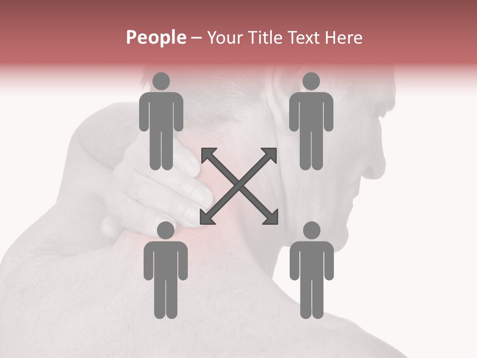 Injury Shoulder Touch PowerPoint Template