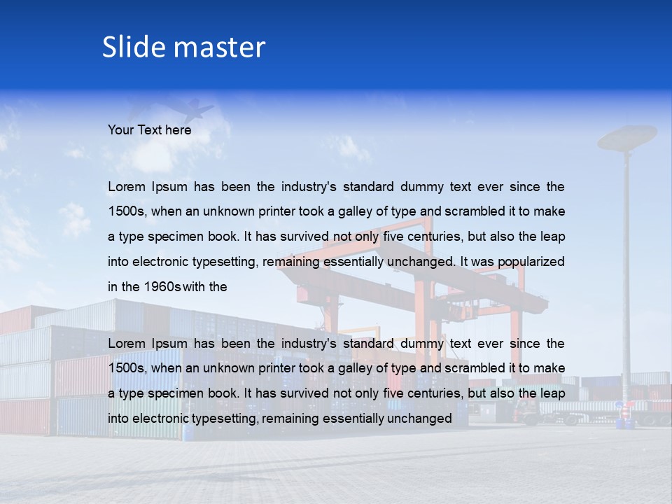 Transport Day Storage PowerPoint Template