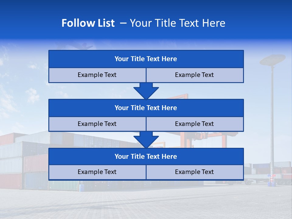 Transport Day Storage PowerPoint Template