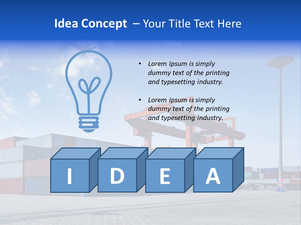 Transport Day Storage PowerPoint Template