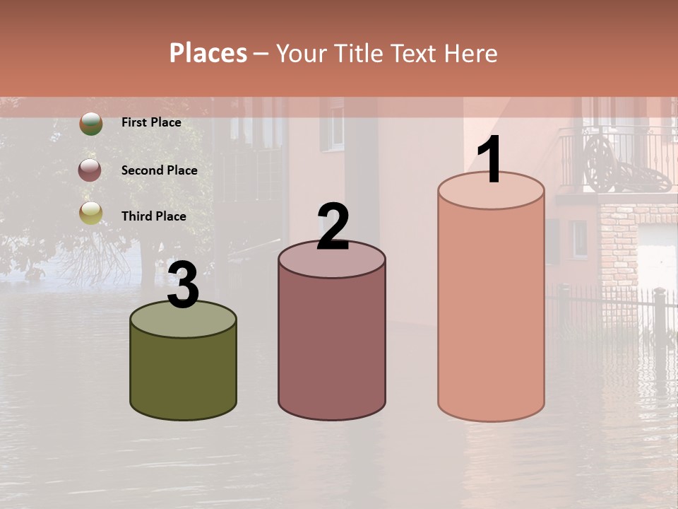 Spring Entrance Property PowerPoint Template