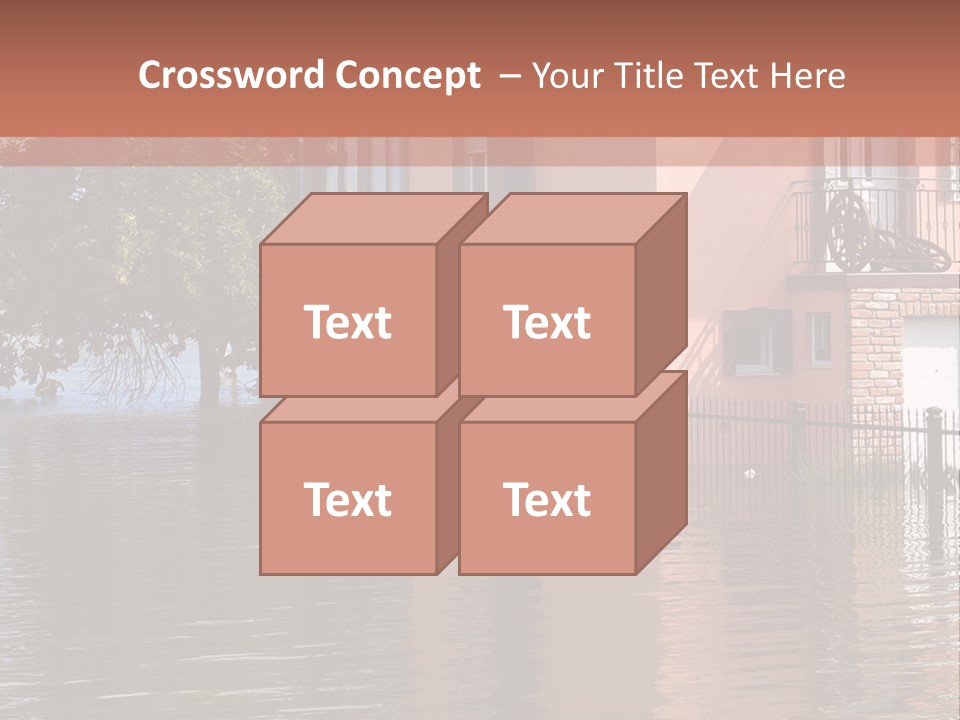 Spring Entrance Property PowerPoint Template