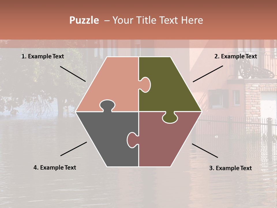 Spring Entrance Property PowerPoint Template