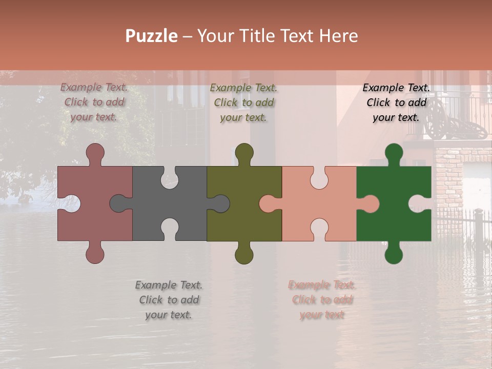 Spring Entrance Property PowerPoint Template