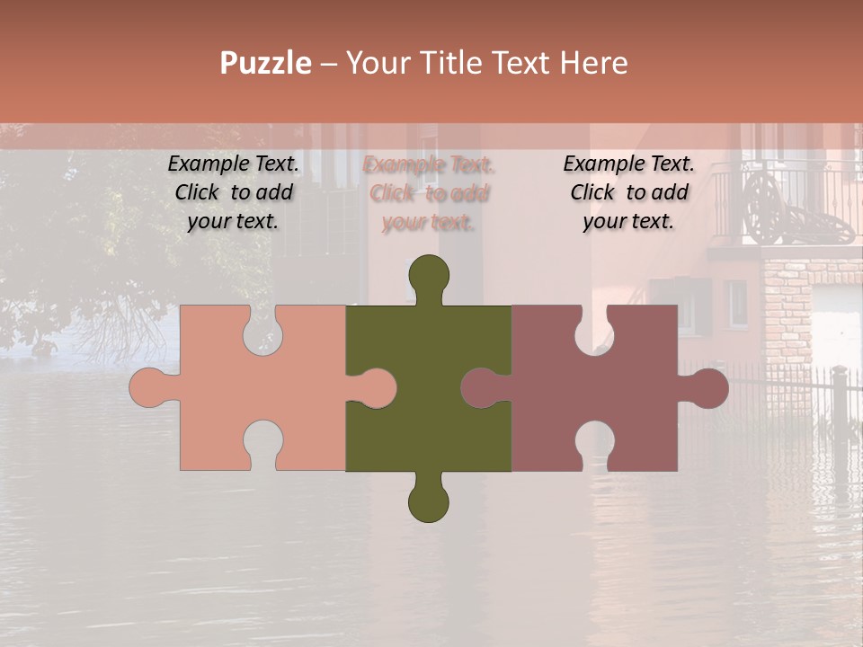 Spring Entrance Property PowerPoint Template