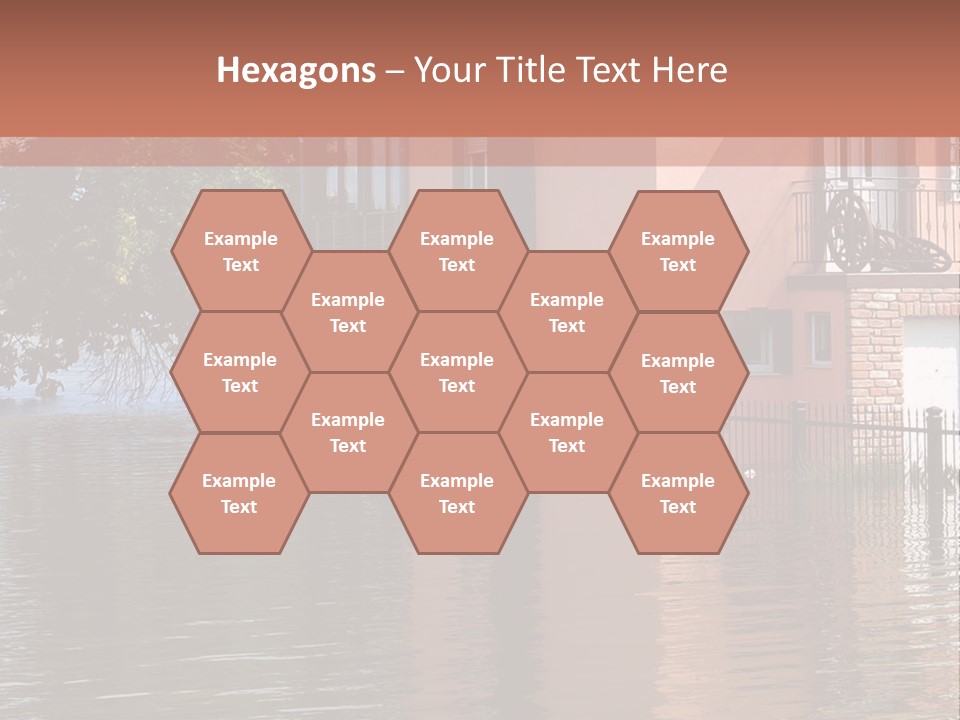 Spring Entrance Property PowerPoint Template