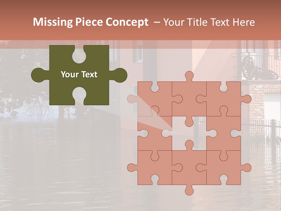 Spring Entrance Property PowerPoint Template