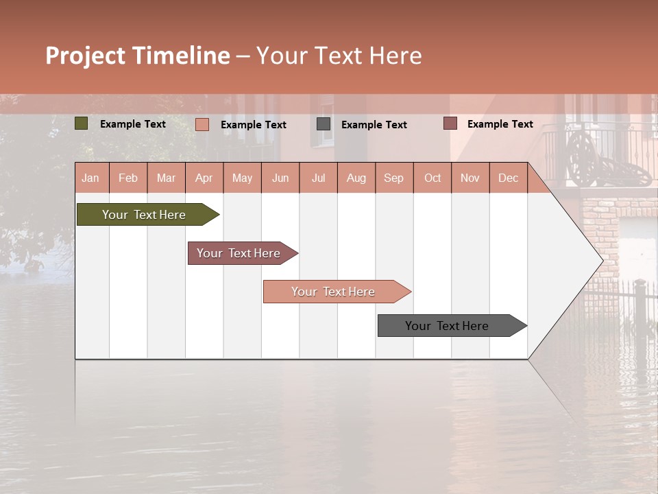 Spring Entrance Property PowerPoint Template
