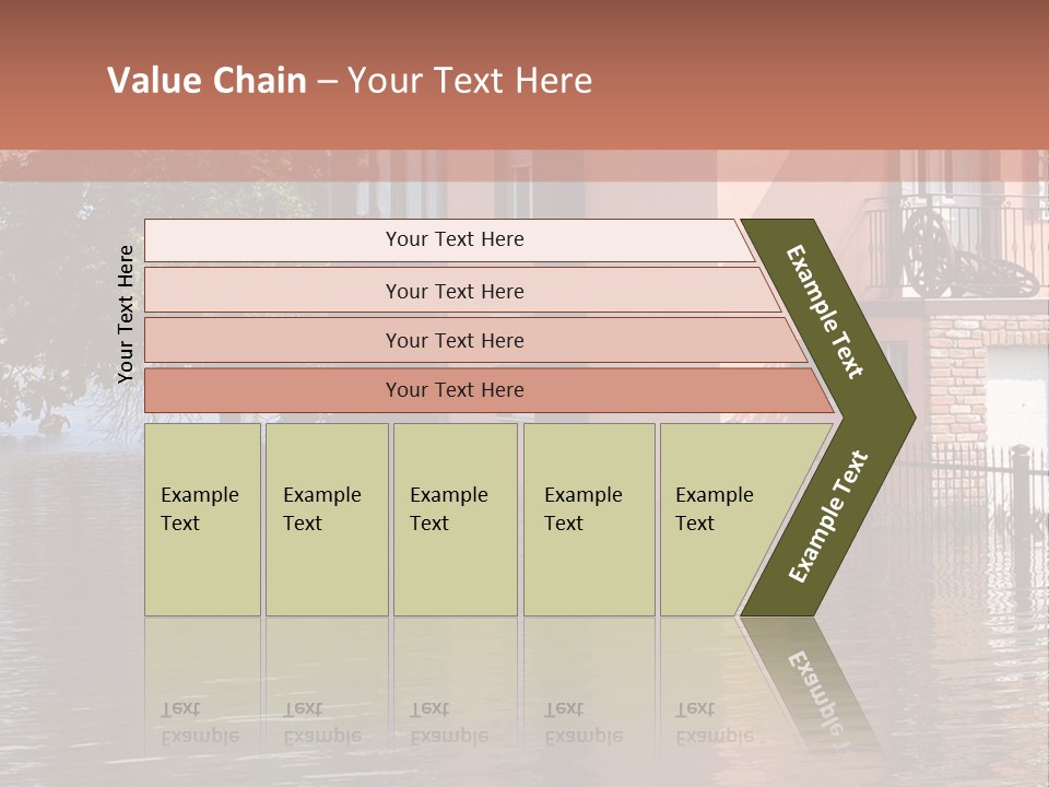 Spring Entrance Property PowerPoint Template