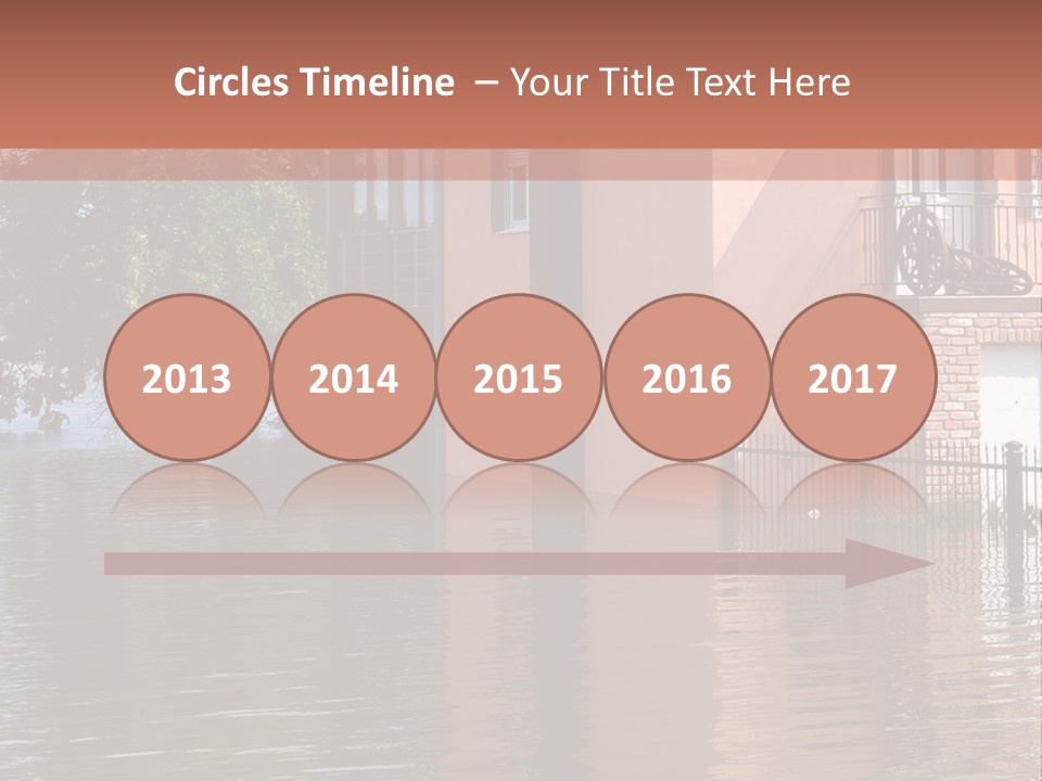 Spring Entrance Property PowerPoint Template