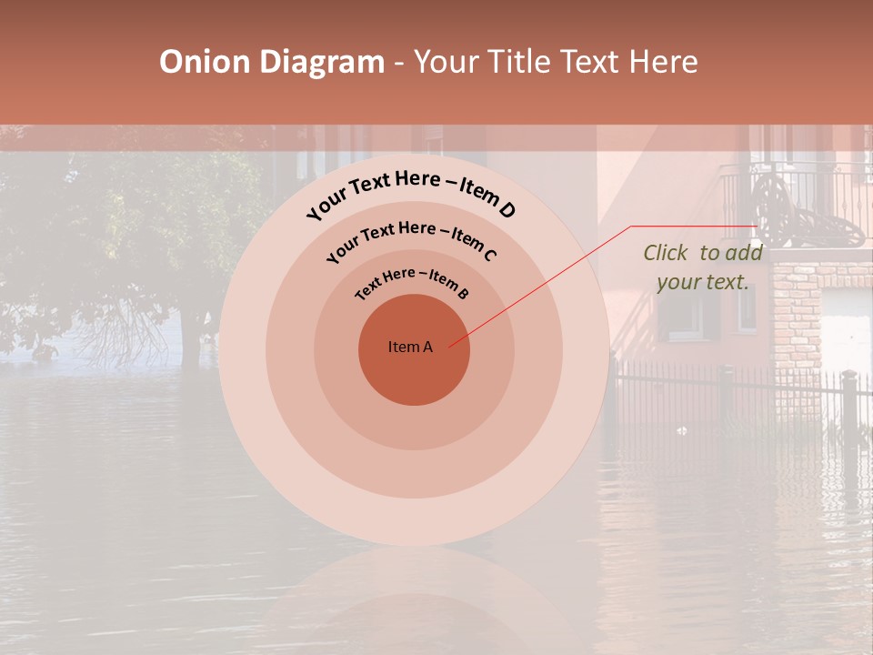 Spring Entrance Property PowerPoint Template