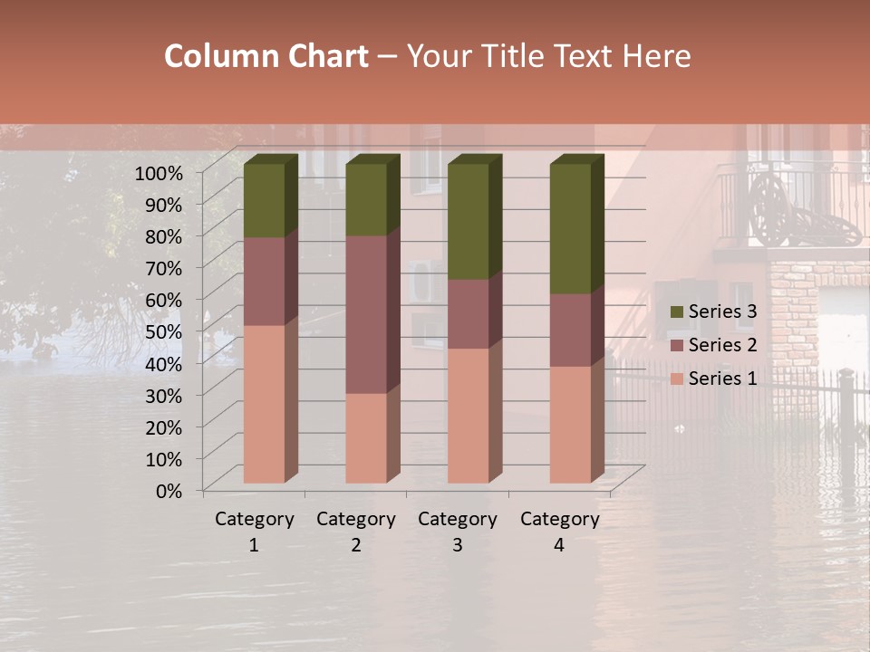 Spring Entrance Property PowerPoint Template