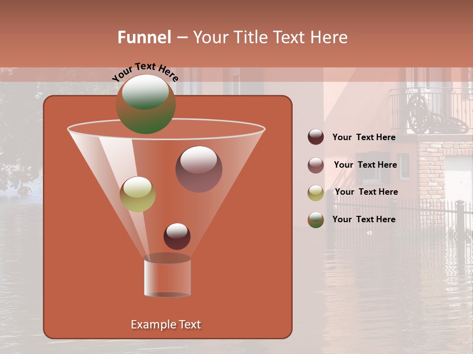 Spring Entrance Property PowerPoint Template