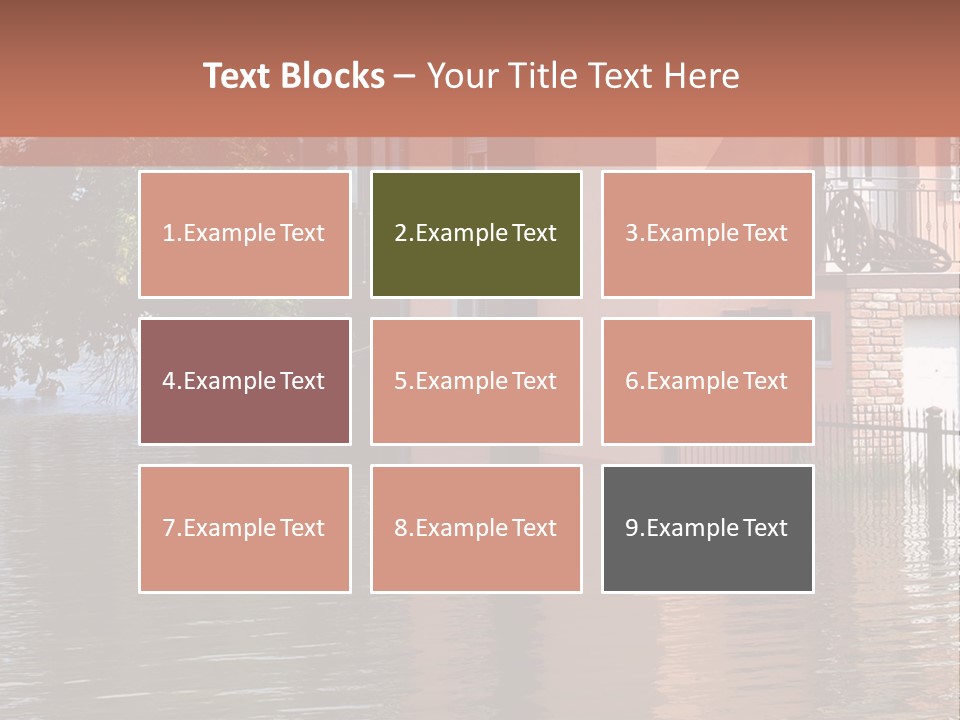 Spring Entrance Property PowerPoint Template