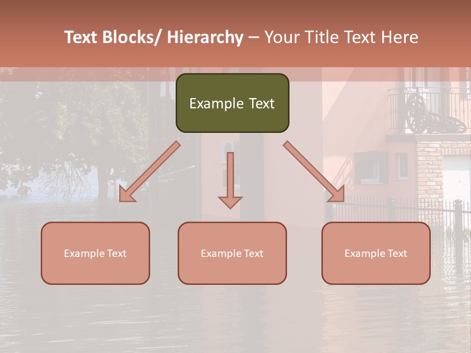 Spring Entrance Property PowerPoint Template