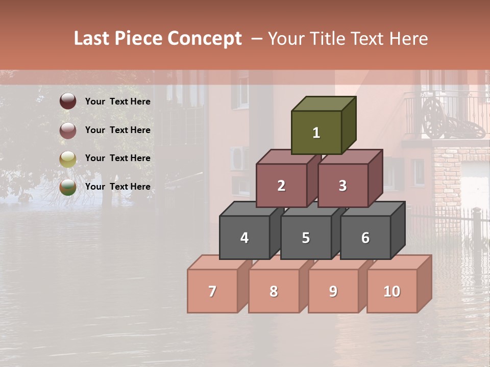 Spring Entrance Property PowerPoint Template