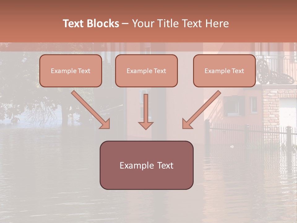 Spring Entrance Property PowerPoint Template