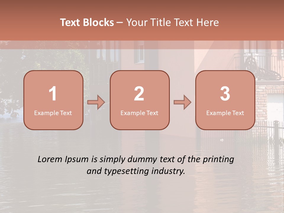 Spring Entrance Property PowerPoint Template