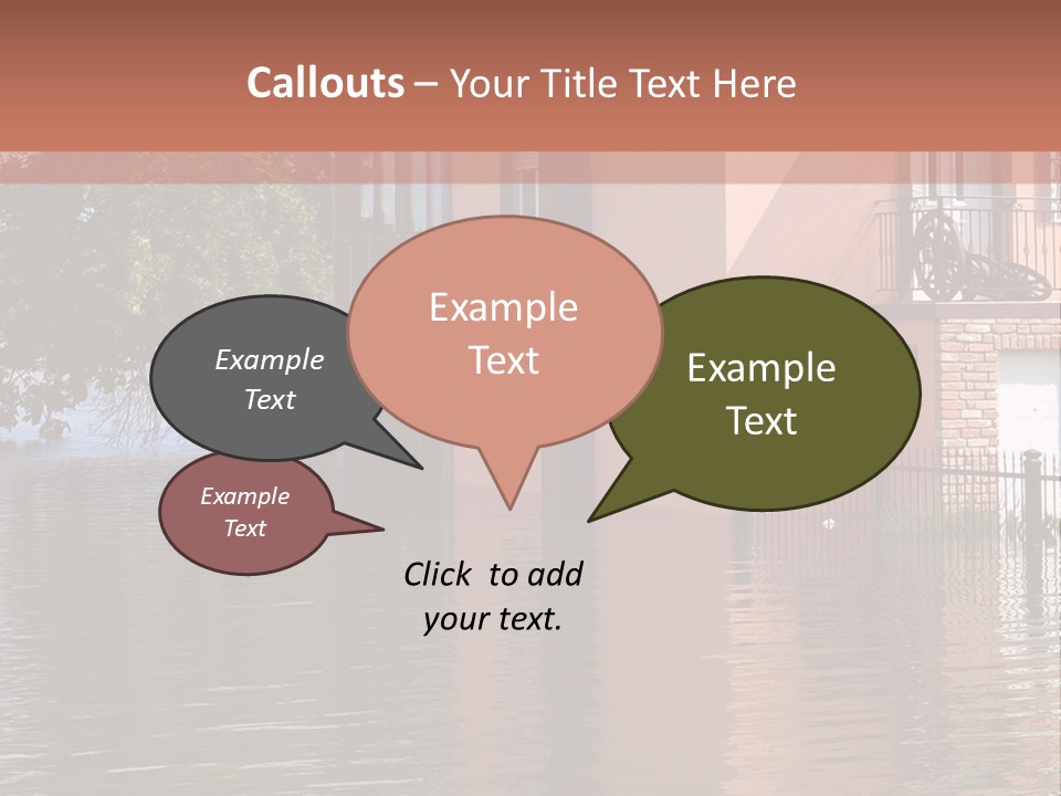 Spring Entrance Property PowerPoint Template