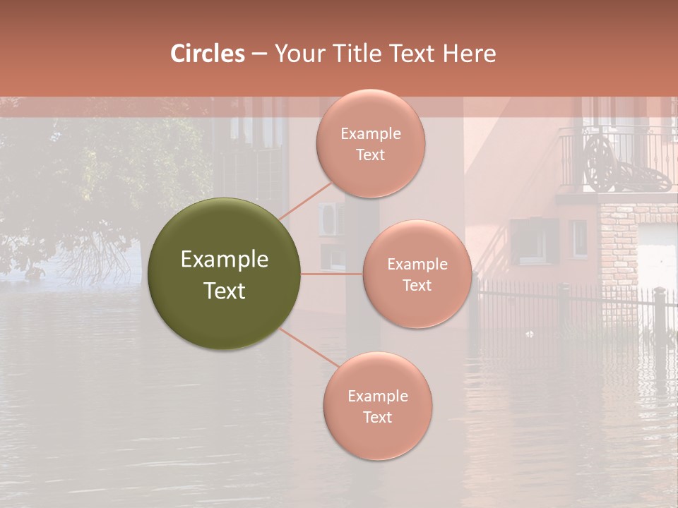 Spring Entrance Property PowerPoint Template