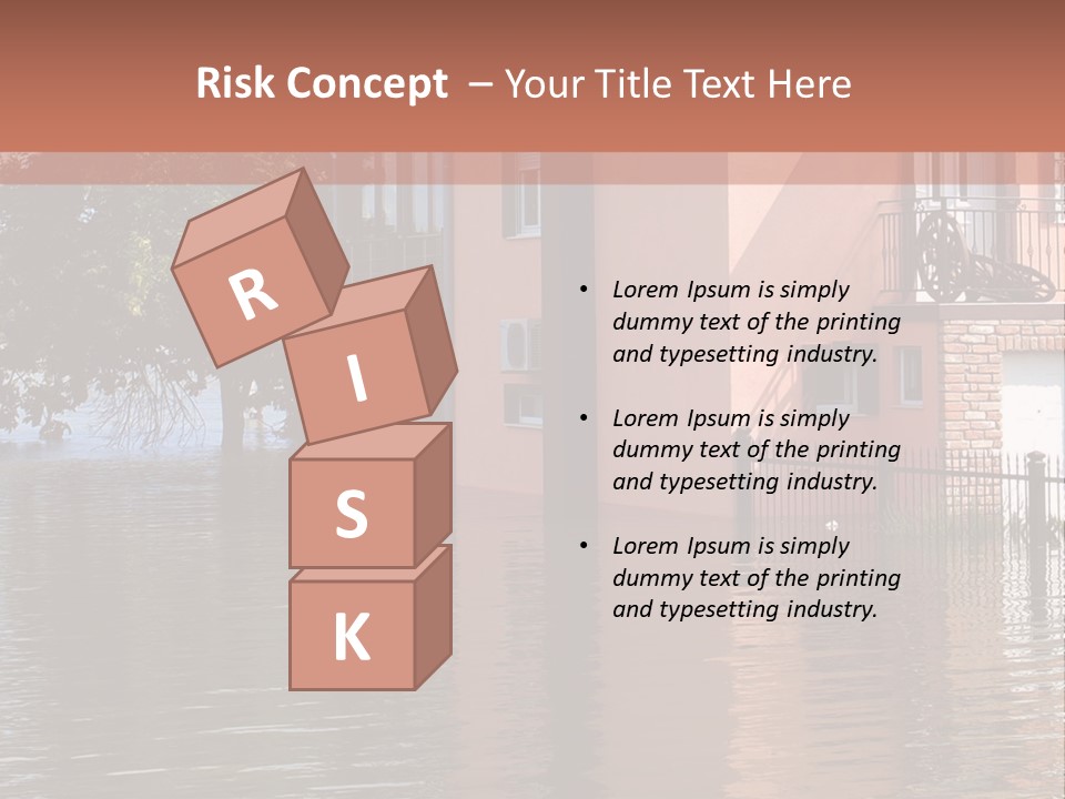 Spring Entrance Property PowerPoint Template