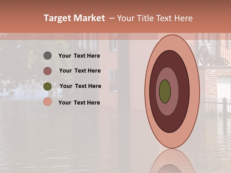 Spring Entrance Property PowerPoint Template