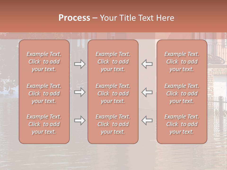 Spring Entrance Property PowerPoint Template