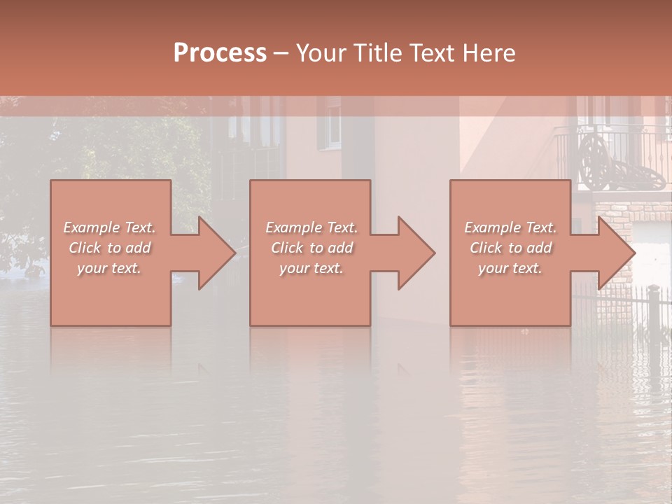 Spring Entrance Property PowerPoint Template