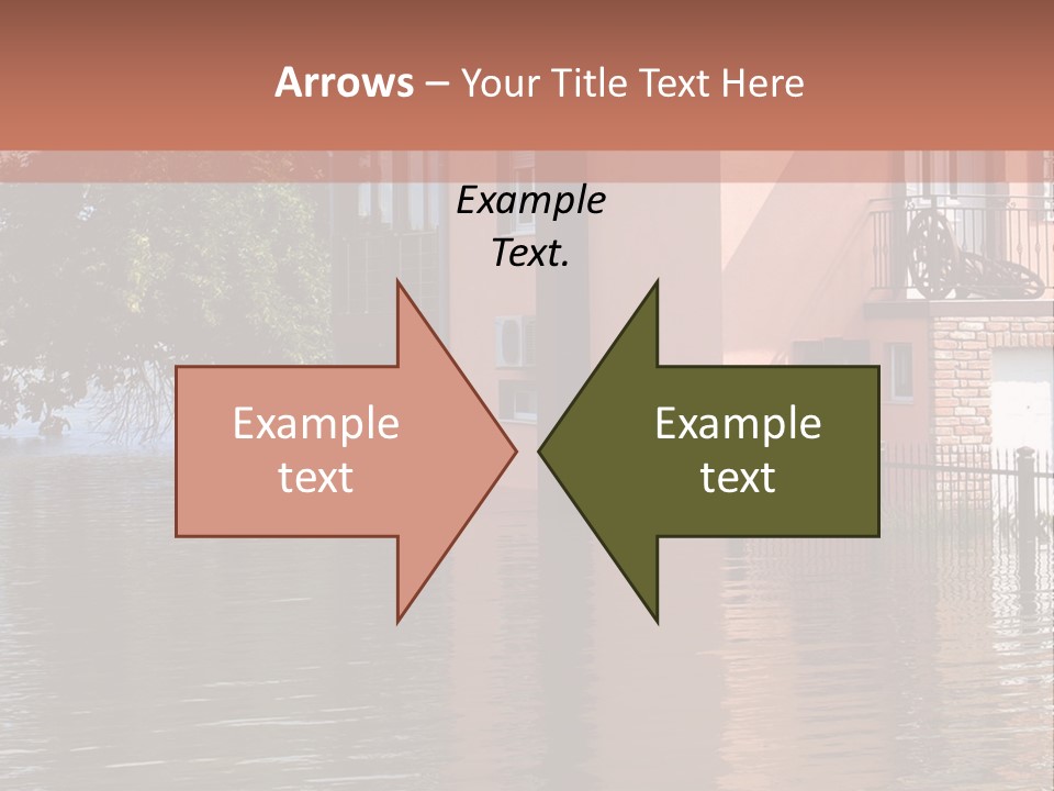 Spring Entrance Property PowerPoint Template