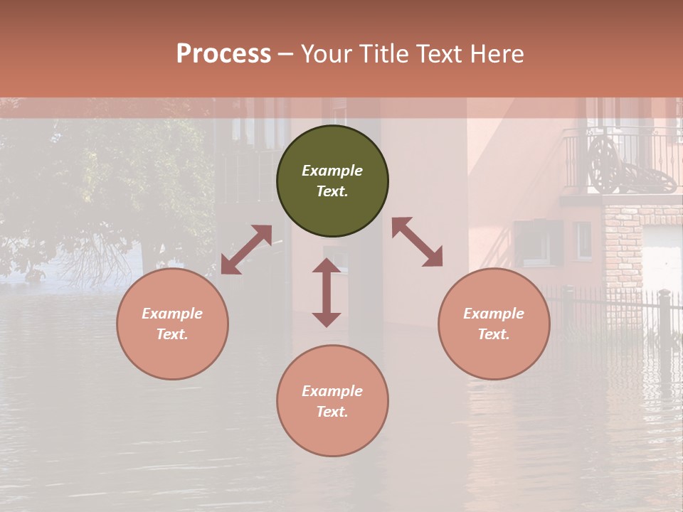 Spring Entrance Property PowerPoint Template