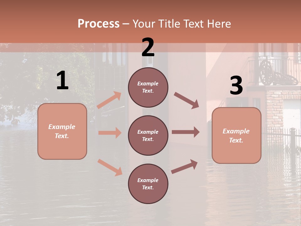Spring Entrance Property PowerPoint Template