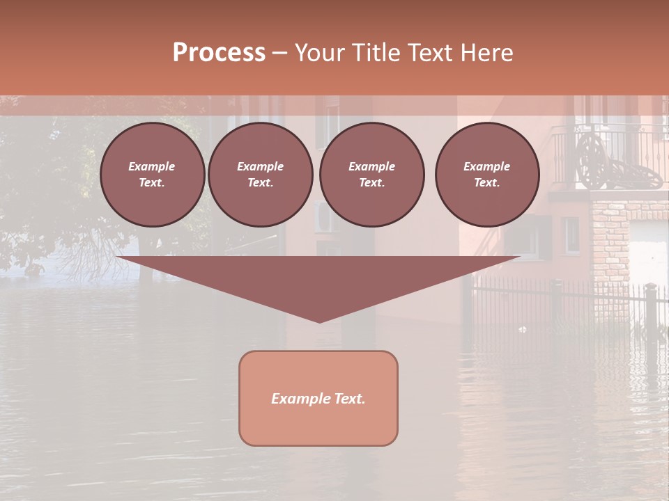 Spring Entrance Property PowerPoint Template