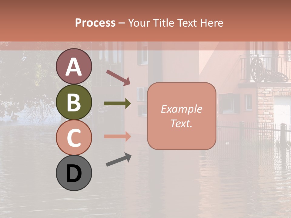 Spring Entrance Property PowerPoint Template