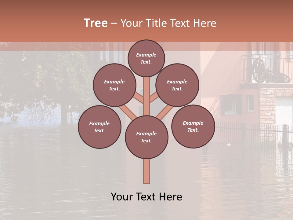 Spring Entrance Property PowerPoint Template