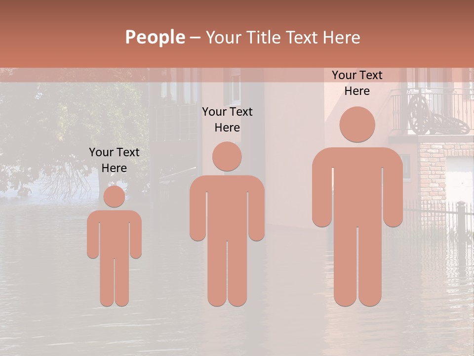 Spring Entrance Property PowerPoint Template