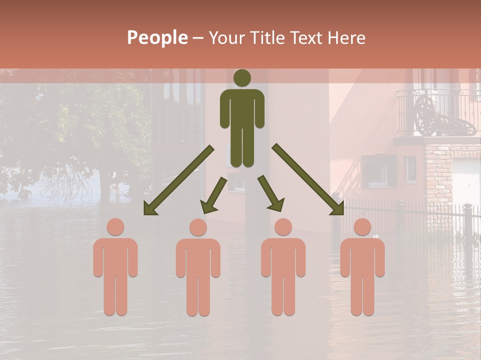 Spring Entrance Property PowerPoint Template