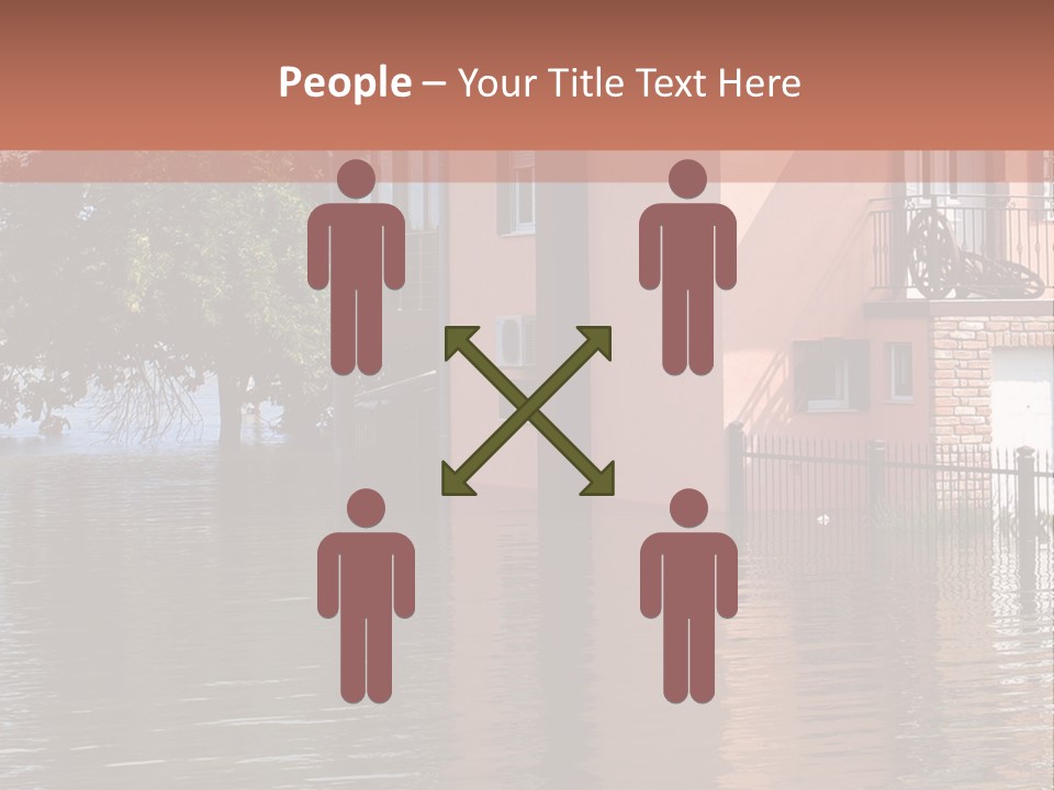 Spring Entrance Property PowerPoint Template