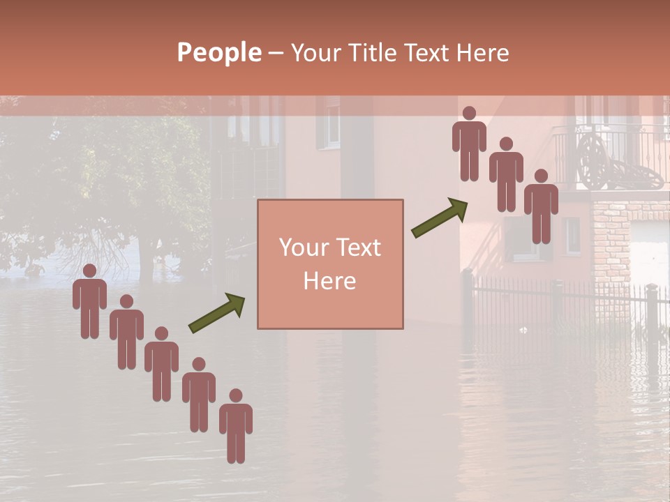 Spring Entrance Property PowerPoint Template