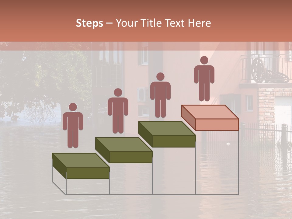 Spring Entrance Property PowerPoint Template