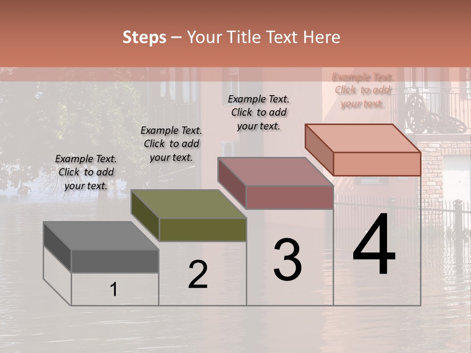 Spring Entrance Property PowerPoint Template