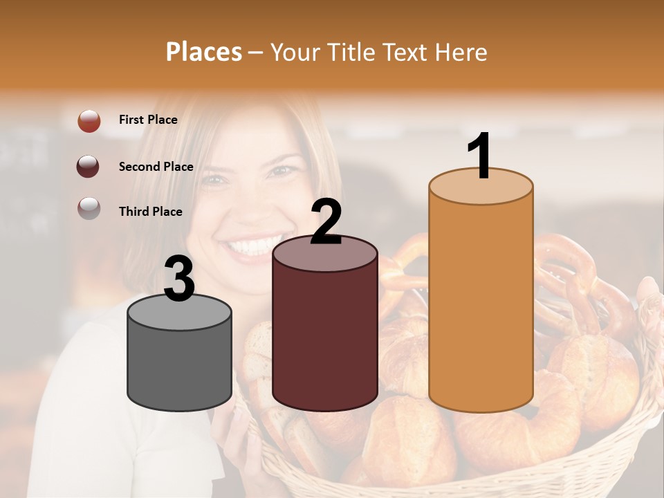 Traditional Baker Shop Assistant PowerPoint Template