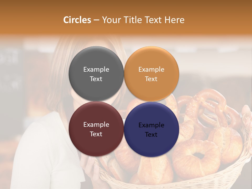 Traditional Baker Shop Assistant PowerPoint Template