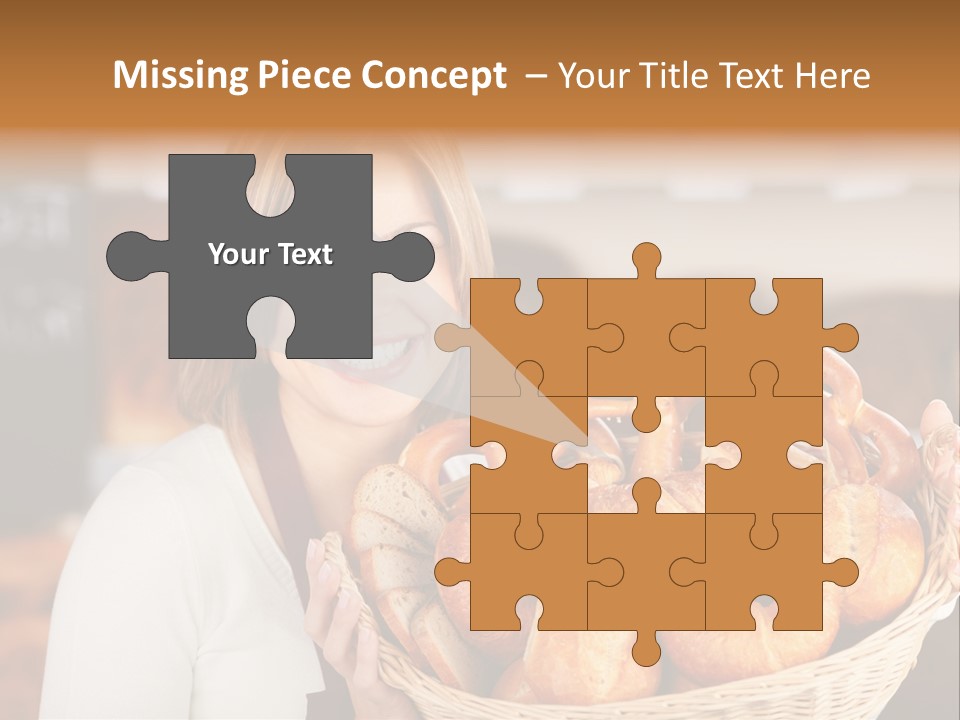 Traditional Baker Shop Assistant PowerPoint Template