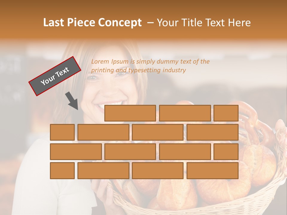 Traditional Baker Shop Assistant PowerPoint Template