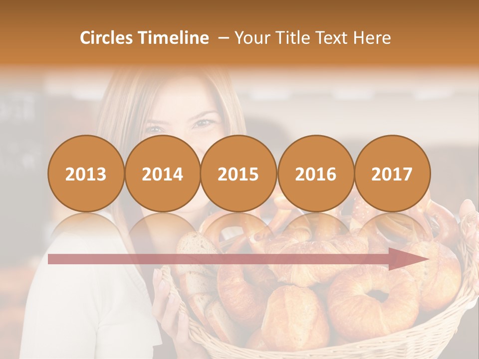 Traditional Baker Shop Assistant PowerPoint Template