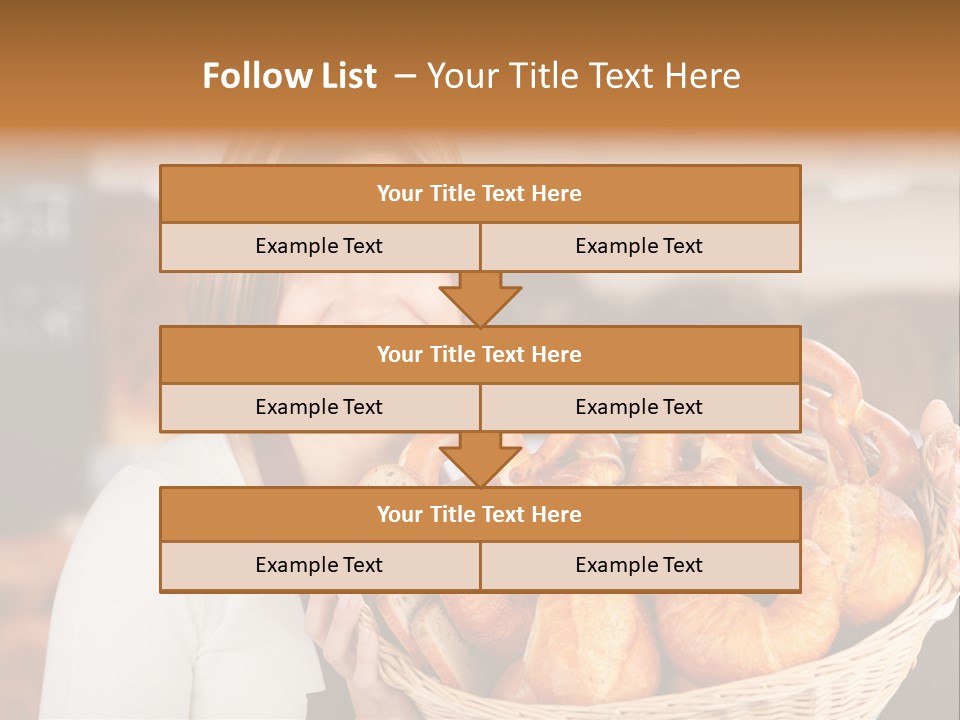 Traditional Baker Shop Assistant PowerPoint Template