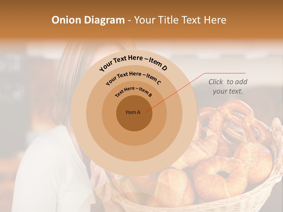 Traditional Baker Shop Assistant PowerPoint Template