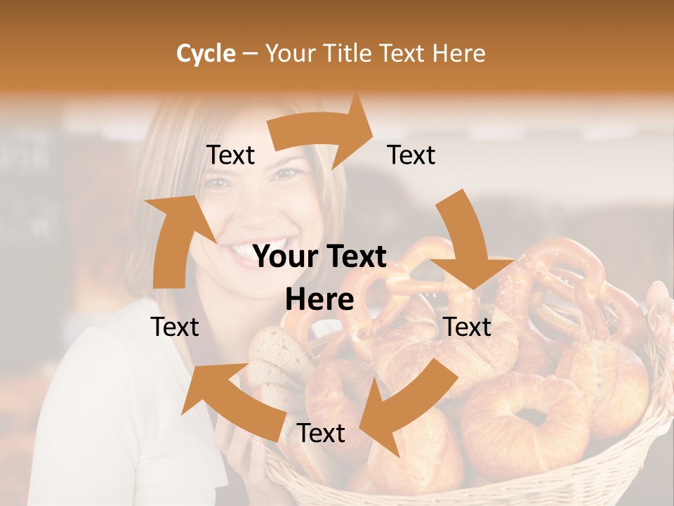 Traditional Baker Shop Assistant PowerPoint Template